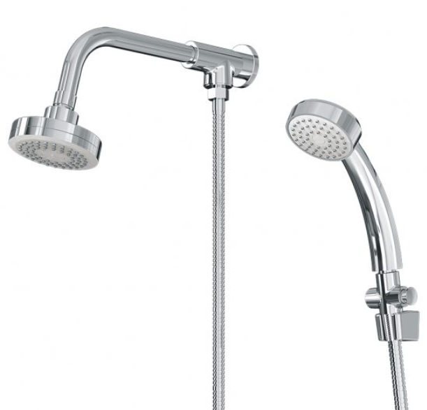CHUVEIRO ARTICULADO C/DESVIADOR ABS