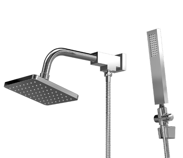 CHUVEIRO ARTICULADO C/DESVIADOR ABS