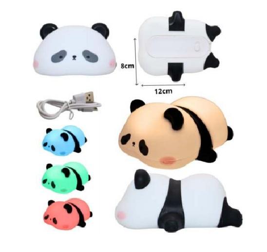 Luminaria c/ Bateria Cabo USB  12 x 8cm Panda - Primax