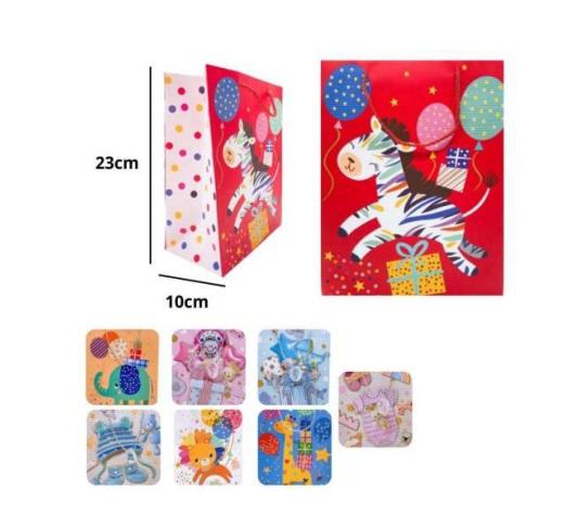Sacola Bebe Papel  18X10X23 - Golden Rio