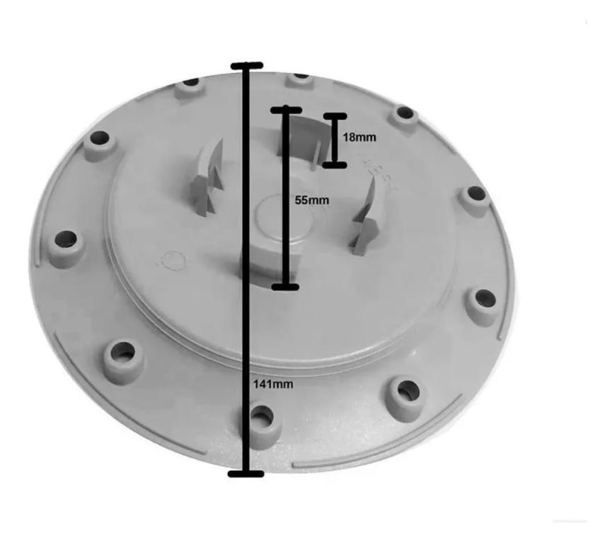 CALOTA POLO ARO 15 PRATA