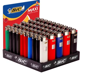 ISQUEIRO PORTATIL, TAMANHO PADRÃO  GRANDE, COMPRIMENTO 8 CM, COR VARIADA