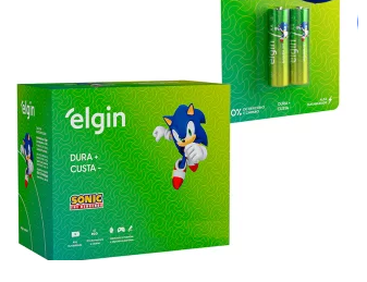 PILHA PEQUENA ALCALINA LR6/1.5V - AA, FORMATO CILÍNDRICO EMBALAGEM DE PAPELÃO COM PLÁSTICO DE PROTEÇÃO COM DUAS UNIDADES