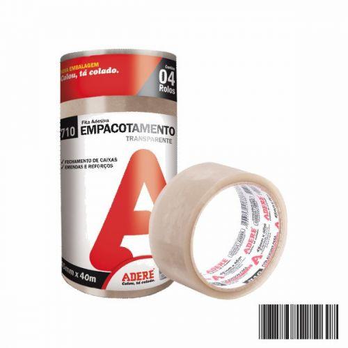 FITA ADESIVA EMPACOTAMENTO POLIP.TRANSP  .45MMX40M