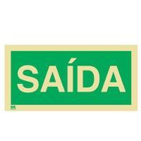 PLACA FOTOLUMINESCENTE 120X240mm ''SAIDA'' S12 BRCONTROLL