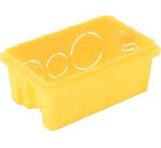 CAIXA LUZ 2X4 PLAS.AMARELA TRAMONTINA