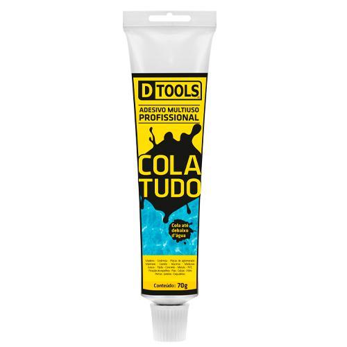 COLA TUDO BRANCO BISNAGA 70G DTOOLS