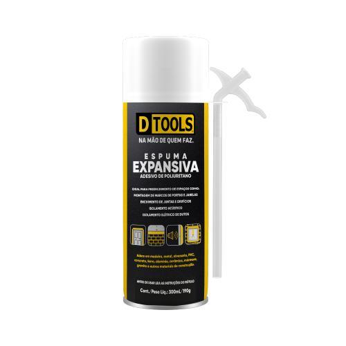 ESPUMA EXPANSIVA 300ML-190 GRAMAS DTOOLS
