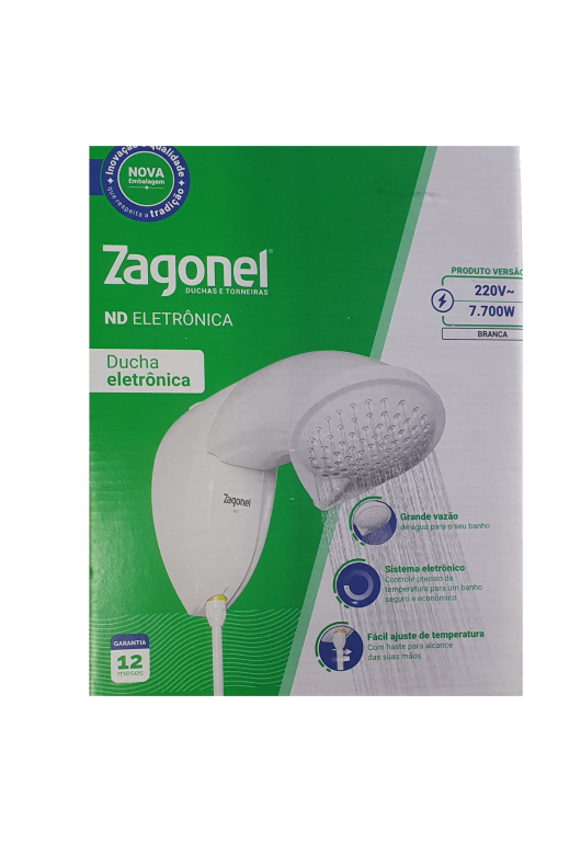 DUCHA ELETRONICA ND 7700W 220V DNDEL77220BR03