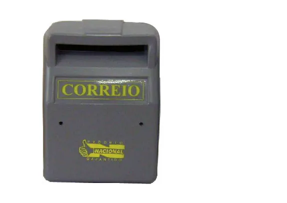 CAIXA CORREIO NACIONAL 26x19x15 CINZA