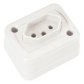 TOMADA SOBREPOR 2P+T 10A/250V BRA