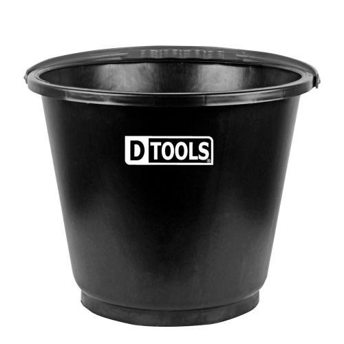 BALDE PLASTICO REFORCADO PT 12L DTOOLS
