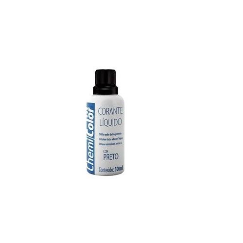 CORANTE LIQUIDO 50ML PRETO CHEMICOLOR