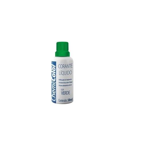 CORANTE LIQUIDO 50ML VERDE CHEMICOLOR
