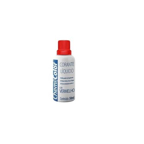 CORANTE LIQUIDO 50ML VERMELHO CHEMICOLOR