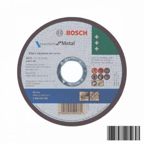 DISCO CORTE INOX 115X1,0X22,20MM 2608619383