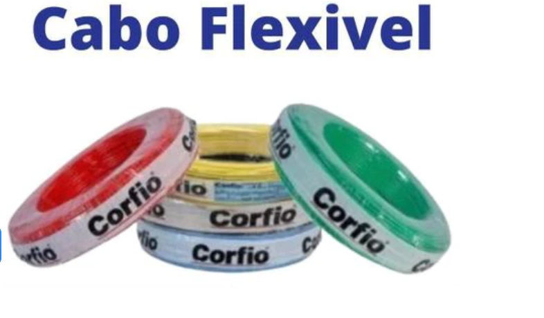 CABO FLEX 2,5MM PRETO METRO