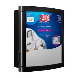 ARMÁRIO BANHEIRO 34X33X11 HERC PRETO