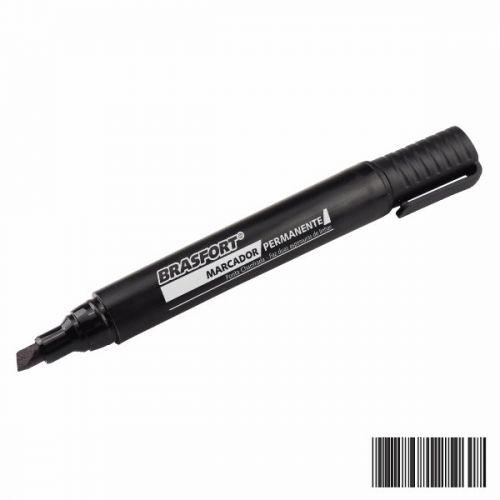 CANETA MARCADOR PERMANENTE PONTA GROSSA PRETA
