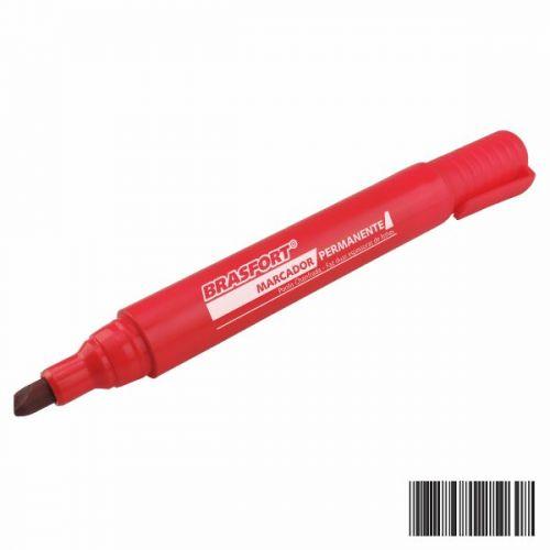CANETA MARCADOR PERMANENTE PONTA GROSSA VERM.7856