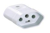 PLUG FEMEA 2P+T 10A/250V PR/BR