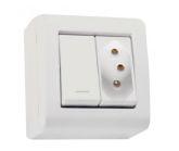 CX C/ INTER.SIMPLES+TOMADA 10A/250V