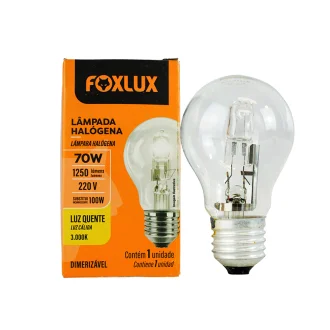LÂMPADA HALÓGENA 70=100X220V FOXLUX