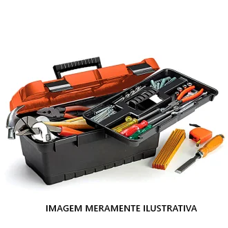 CAIXA FERRAMENTAS PLÁSTICA 20X40X18 NITRONPLAST