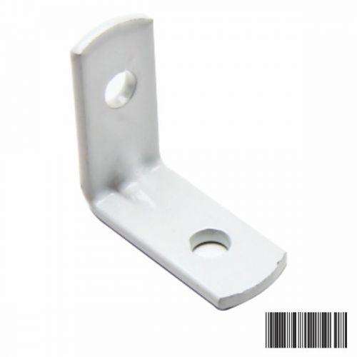 SUPORTE CANTONEIRA 02,5X02,5CM-1" BRANCA  UND 40001