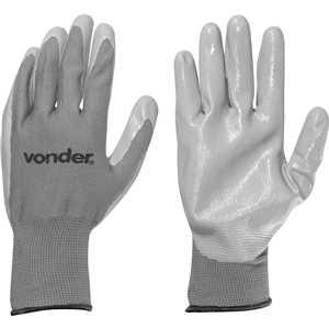 LUVA POLIESTER/LATEX NITRILICA TAM9 VD