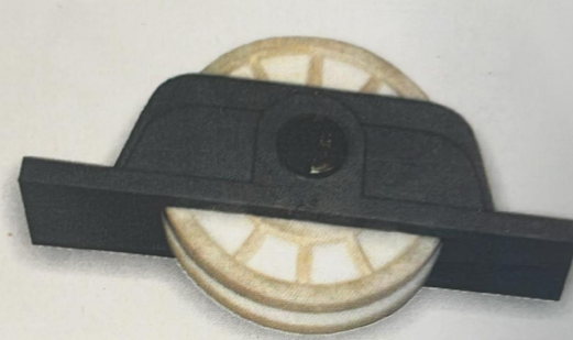 ROLDANA P/ PORTAO C/ SUPORTE CONCAVA