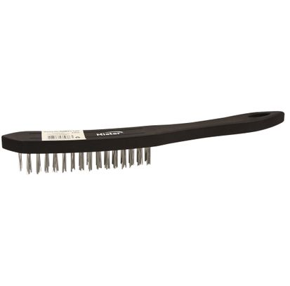 ESCOVA ACO MANUAL PLAST C/CABO 3 FILAS MISTER