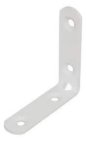 SUPORTE CANTONEIRA 05X05CM-2" BRANCA  UND 40003