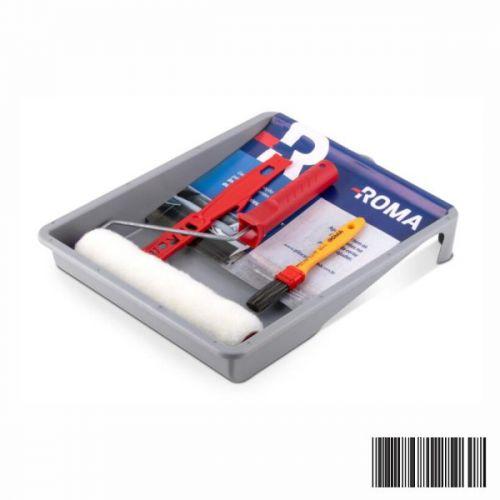 KIT PINT.ROLO DE LA 23CM 05 PCS NOVO