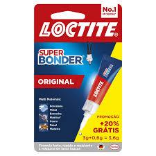 ADESIVO INSTANTANEO SUPER BONDER LOCTITE 3,6g CARTELA COM 12 HENKEL 2979157
