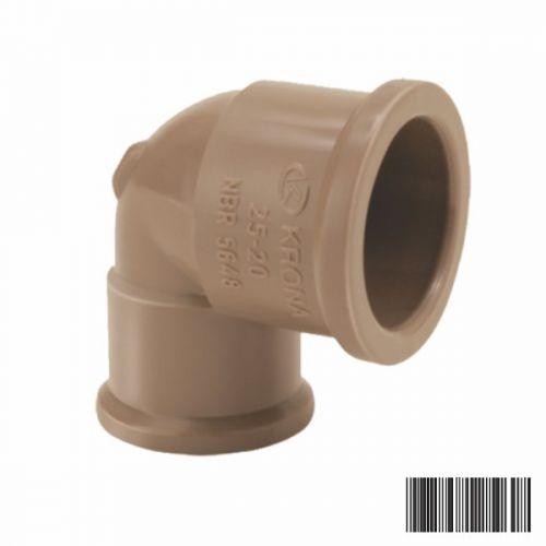 JOELHO REDUÇÃO SOLDÁVEL 90° 032X025MM