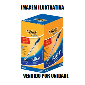 CANETA BIC CRISTAL AZUL