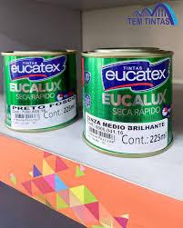 ESMALTE SINT. FOSCO EUCALUX PRETO 0,225L 7000808.16