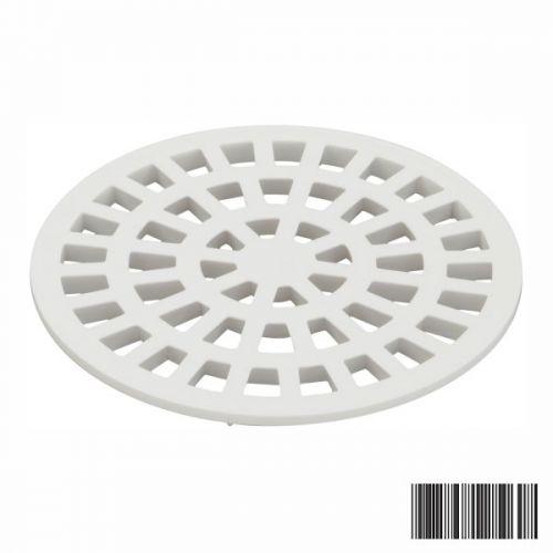 GRELHA PVC REDONDA BRANCA 100MM - KRONA