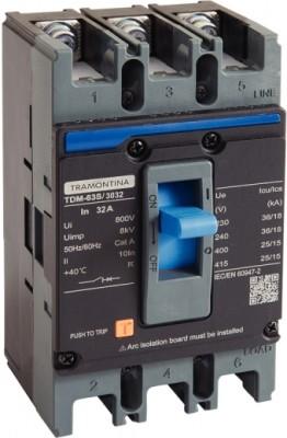 DISJUNTOR EM CAIXA MOLDADA TDM 3P 100A 36KA