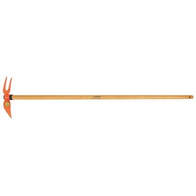 SACHO CORACAO METALICO DUAS PONTAS, CABO DE MADEIRA DE 120 CM