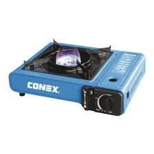 FOGAREIRO A GAS PARA CAMPING AZUL CONEX