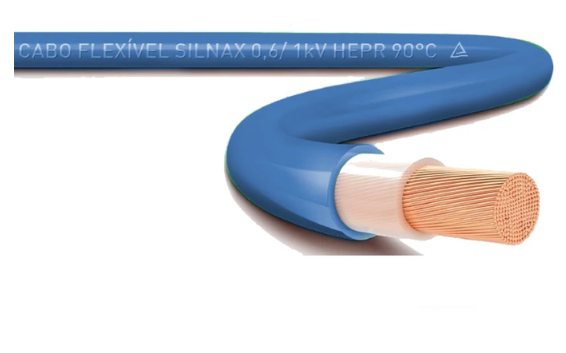 CABO FLEXIVEL HEPR 1KV 10MM AZUL SIL