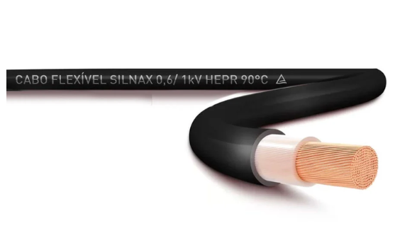 CABO FLEXIVEL HEPR 1KV 10MM PRETO SIL