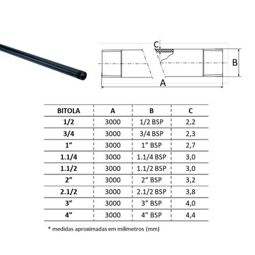 TUBO ELETRODUTO 3/4POL BOM JESUS