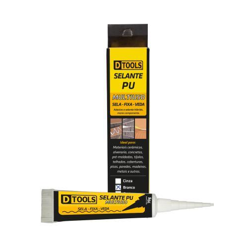SELANTE PU MULTIUSO BRANCO 70G DTOOLS