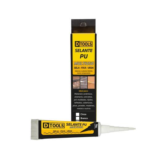 SELANTE PU MULTIUSO PRETO 70G DTOOLS