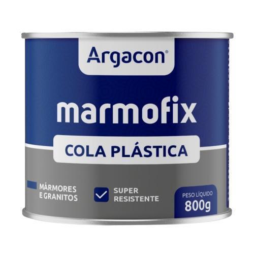 ADESIVO COLA PLÁSTICA MARMOFIX 800G BRANCO - ARGACON