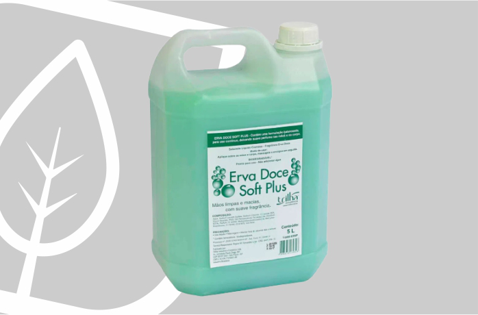SABONETE LIQUIDO ERVA DOCE SOFT PLUS 5L
