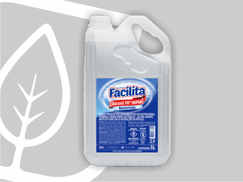 ALCOOL LIQUIDO 70% 5L FACILITA